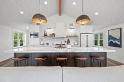 Designer Home with Upper Balcony & Lake Views